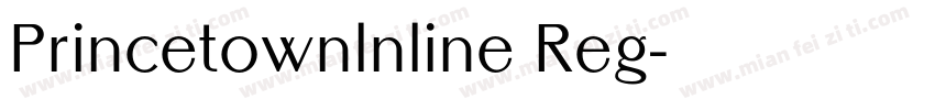 Princetownlnline Reg字体转换